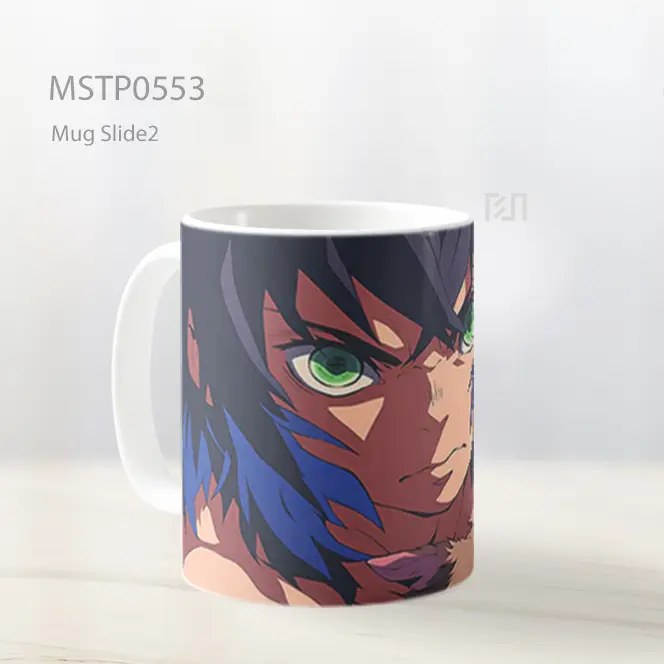 Demon Slayer Inosuke Tanpa Topeng Mug MSTP0553 - All-side / Desain