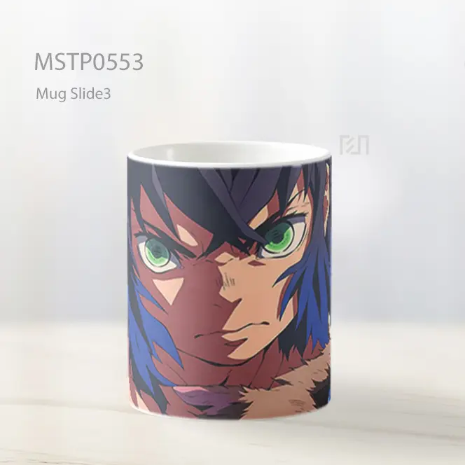 Demon Slayer Inosuke Tanpa Topeng Mug MSTP0553 - All-side / Desain