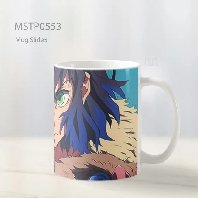 Demon Slayer Inosuke Tanpa Topeng Mug MSTP0553 - All-side / Desain