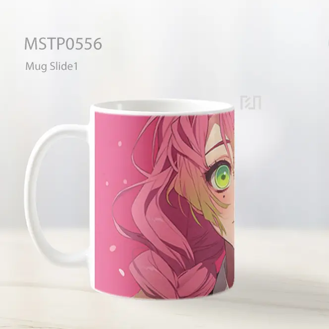 Demon Slayer Mitsuri Kanroji Anime Pink Mug MSTP0556 - All-side / Desain