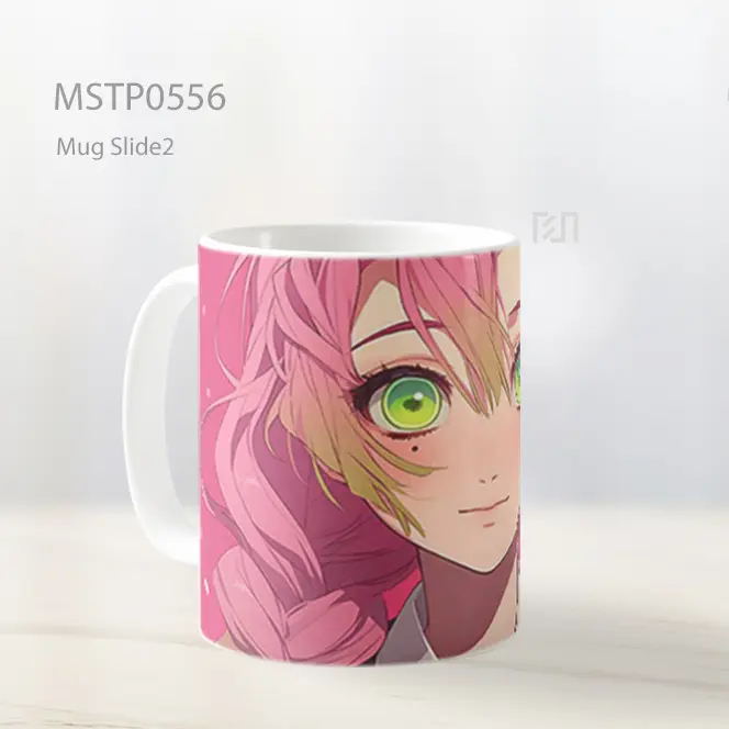 Demon Slayer Mitsuri Kanroji Anime Pink Mug MSTP0556 - All-side / Desain