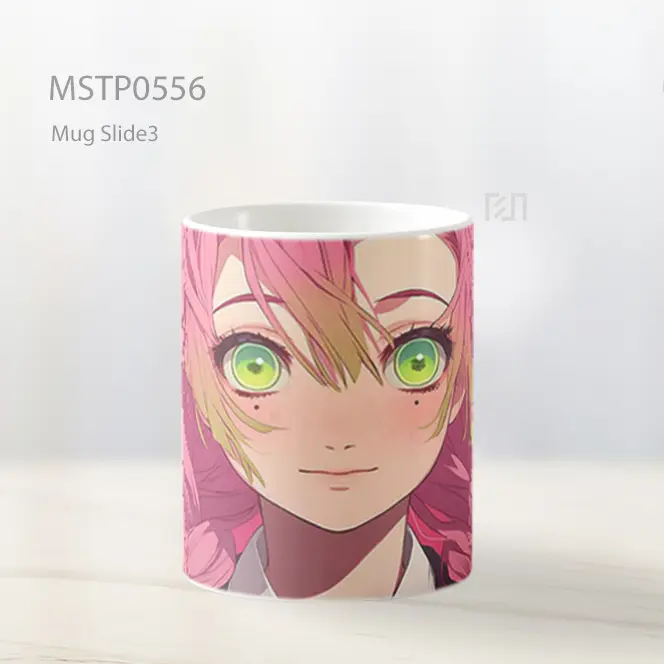 Demon Slayer Mitsuri Kanroji Anime Pink Mug MSTP0556 - All-side / Desain