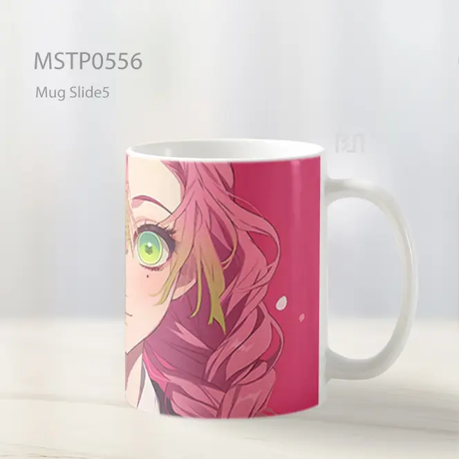 Demon Slayer Mitsuri Kanroji Anime Pink Mug MSTP0556 - All-side / Desain