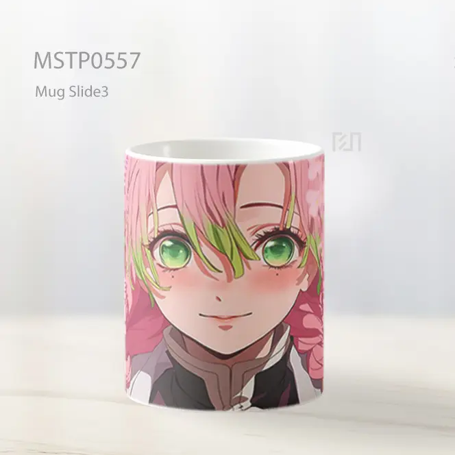 Demon Slayer Mitsuri Kanroji Bunga Sakura Mug MSTP0557 - All-side / Desain