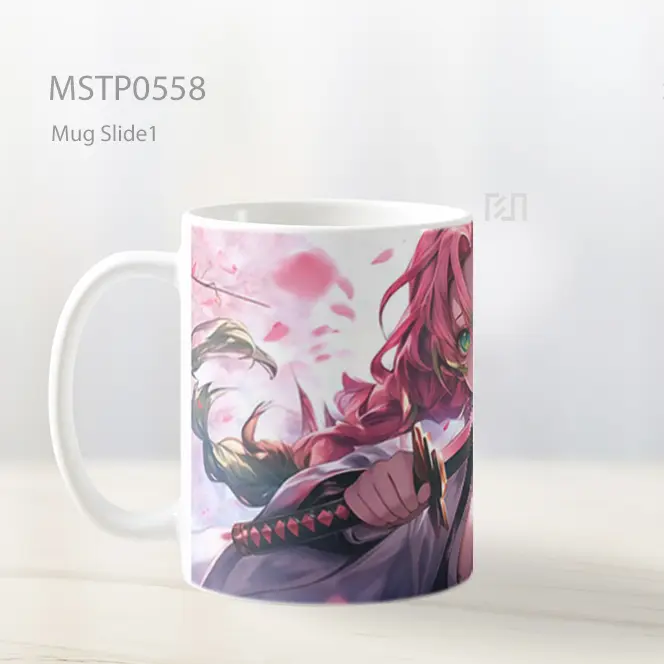 Demon Slayer Mitsuri Kanroji Pedang Sakura Mug MSTP0558 - All-side / Desain
