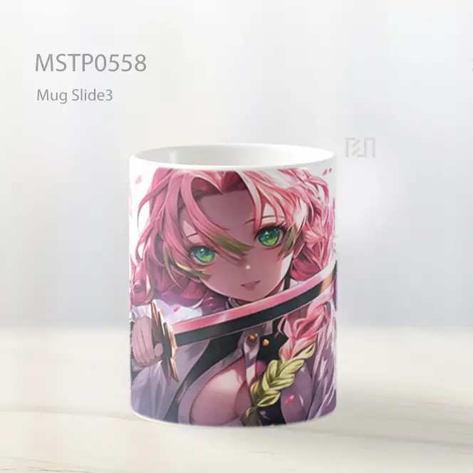 Demon Slayer Mitsuri Kanroji Pedang Sakura Mug MSTP0558 - All-side / Desain