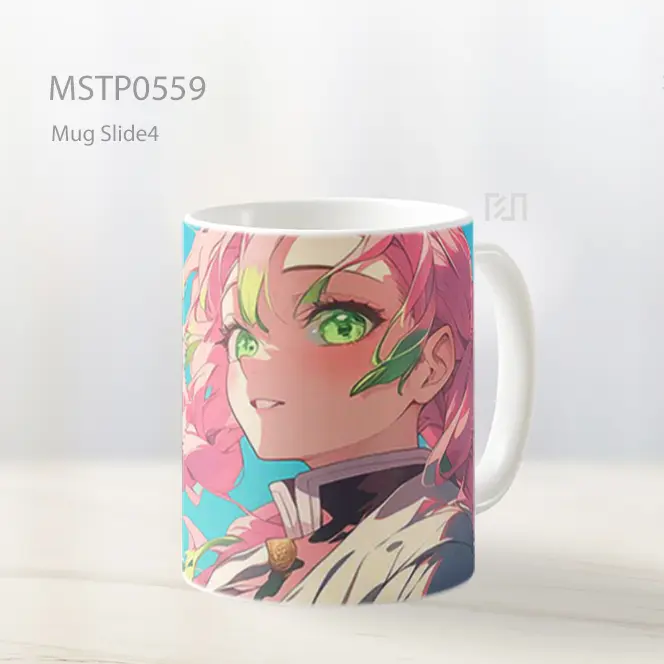 Demon Slayer Mitsuri Kanroji Rambut Pink Mug MSTP0559