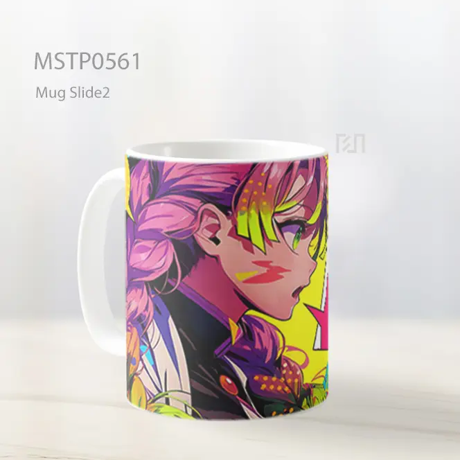 Demon Slayer Mitsuri Pop Art Mug MSTP0561 - All-side / Desain