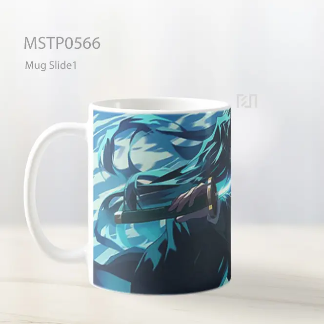 Demon Slayer Muichiro Tokito Pernapasan Kabut Mug MSTP0566 - All-side / Desain