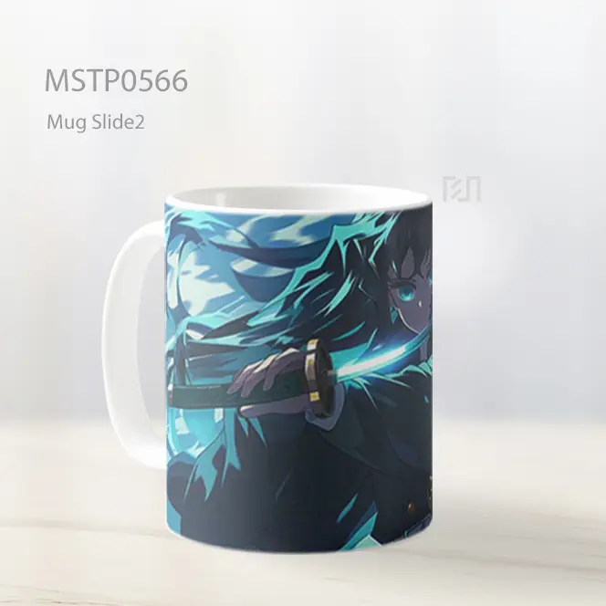 Demon Slayer Muichiro Tokito Pernapasan Kabut Mug MSTP0566 - All-side / Desain