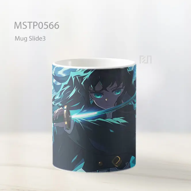 Demon Slayer Muichiro Tokito Pernapasan Kabut Mug MSTP0566 - All-side / Desain