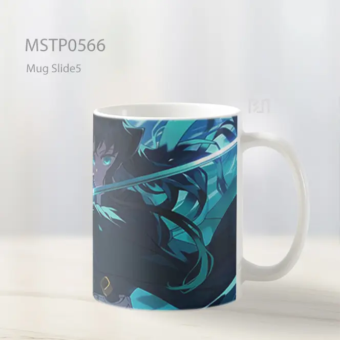 Demon Slayer Muichiro Tokito Pernapasan Kabut Mug MSTP0566 - All-side / Desain