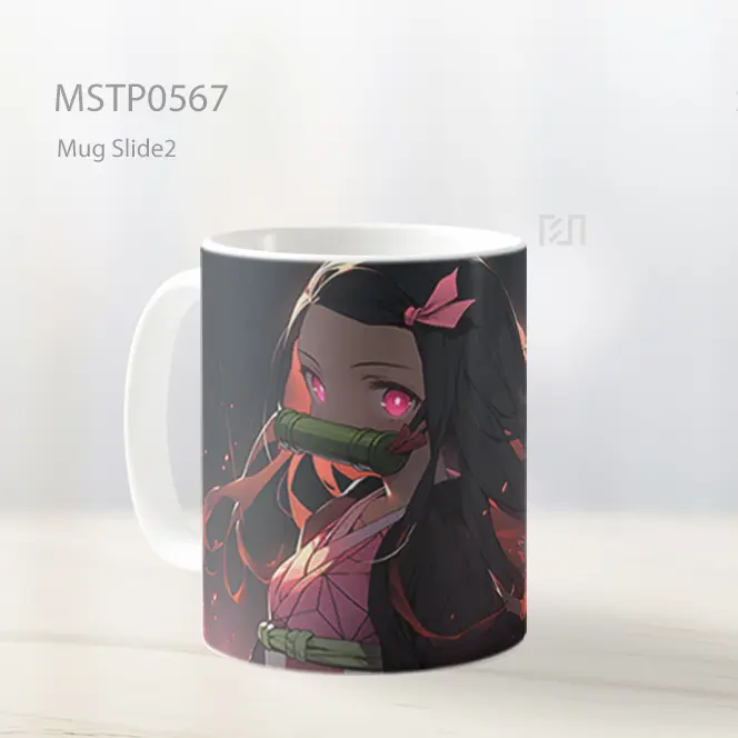 Demon Slayer Nezuko Aesthetic Mug MSTP0567 - All-side / Desain