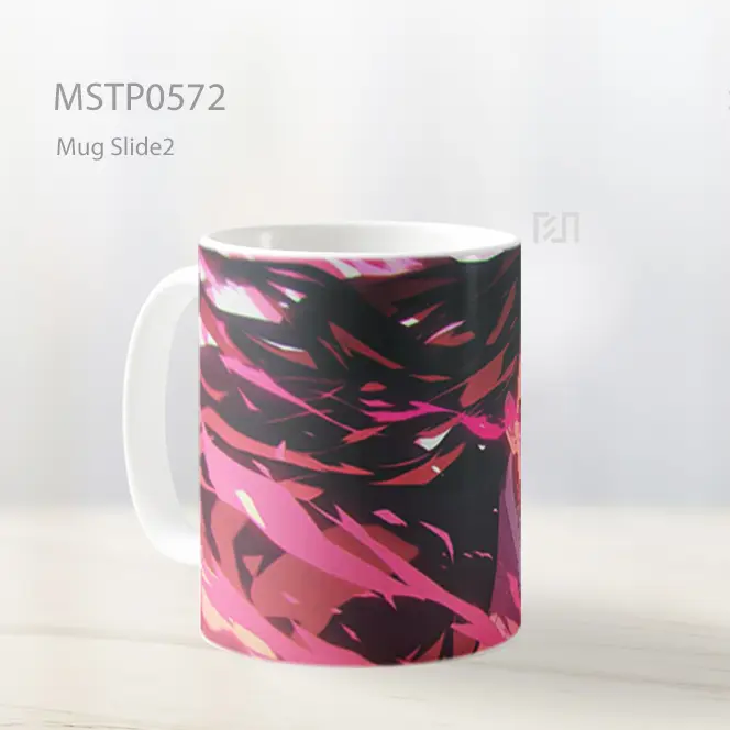 Demon Slayer Nezuko Kamado Seni Iblis Darah Mug MSTP0572 - All-side / Desain