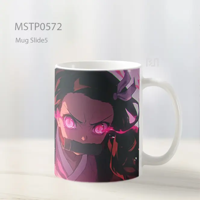 Demon Slayer Nezuko Kamado Seni Iblis Darah Mug MSTP0572 - All-side / Desain