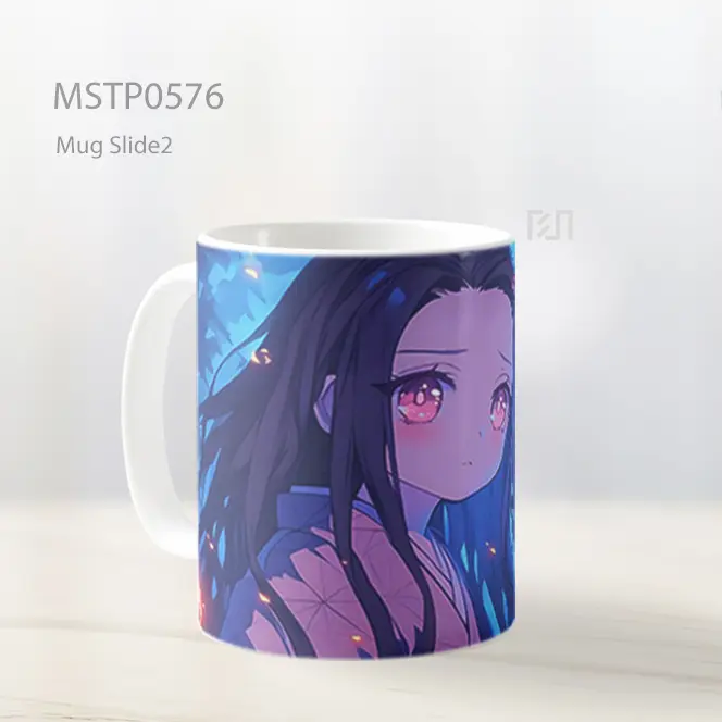 Demon Slayer Nezuko Sad Night Mug MSTP0576 - All-side / Desain