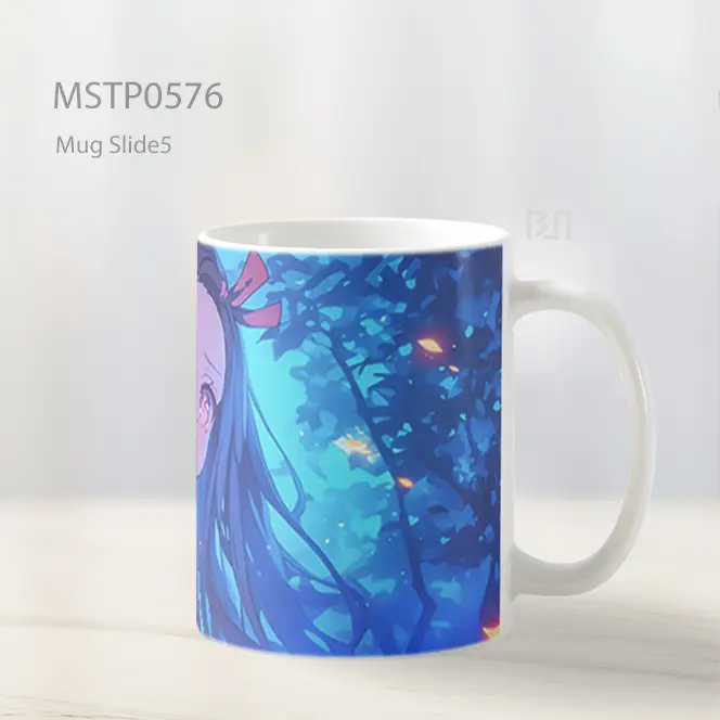 Demon Slayer Nezuko Sad Night Mug MSTP0576 - All-side / Desain
