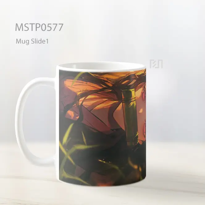 Demon Slayer Nezuko Sleeping In Sun Mug MSTP0577 - All-side / Desain