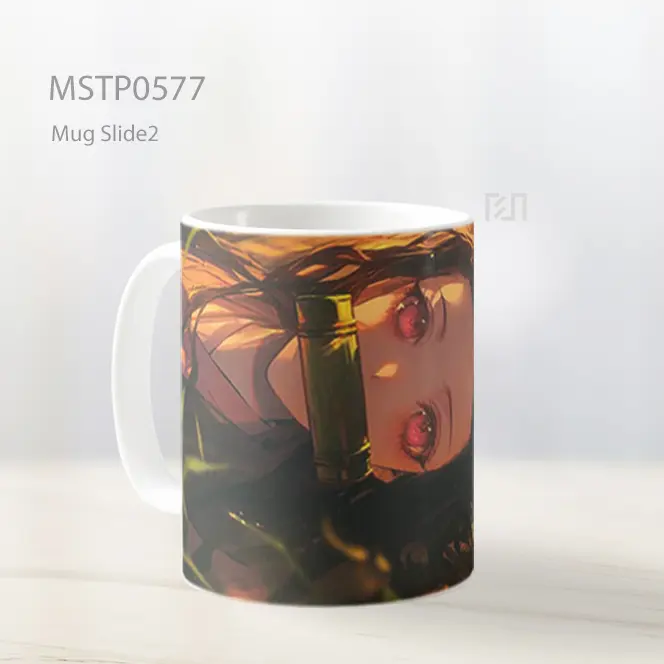 Demon Slayer Nezuko Sleeping In Sun Mug MSTP0577 - All-side / Desain