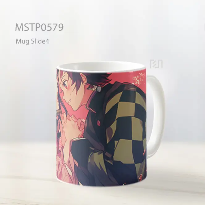 Demon Slayer Nezuko Tanjiro Pink Mug MSTP0579