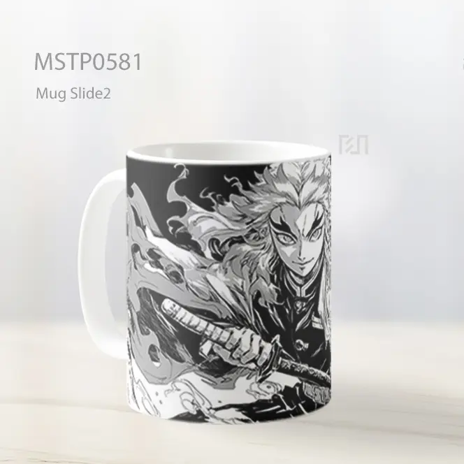 Demon Slayer Rengoku Manga Mug MSTP0581 - All-side / Desain