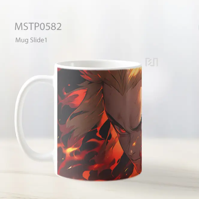 Demon Slayer Rengoku Marah Mug MSTP0582 - All-side / Desain