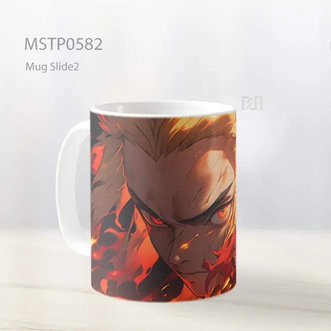 Demon Slayer Rengoku Marah Mug MSTP0582 - All-side / Desain