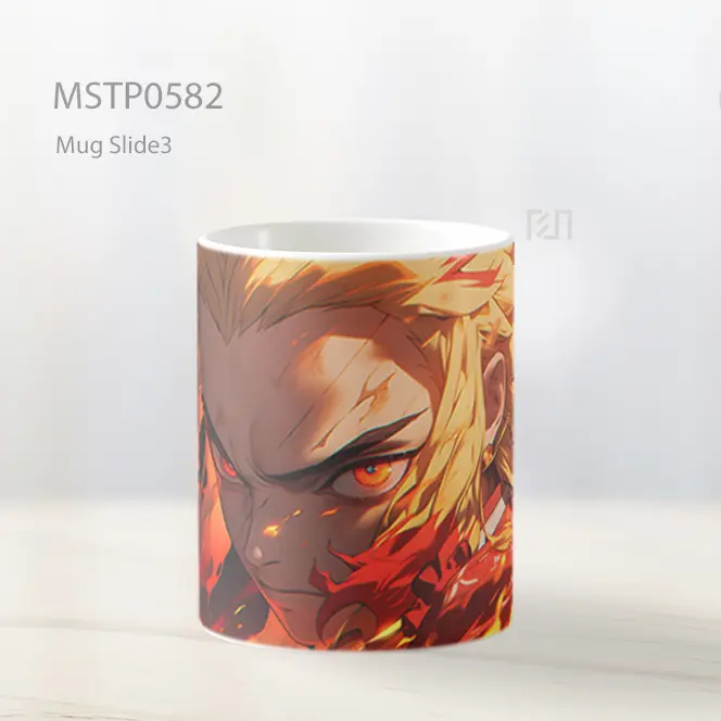 Demon Slayer Rengoku Marah Mug MSTP0582 - All-side / Desain