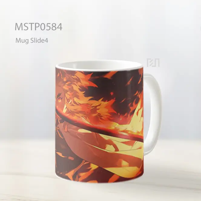 Demon Slayer Rengoku Pedang Api Mug MSTP0584