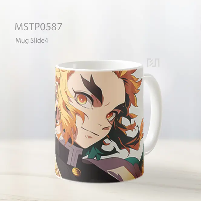 Demon Slayer Rengoku Putih Mug MSTP0587