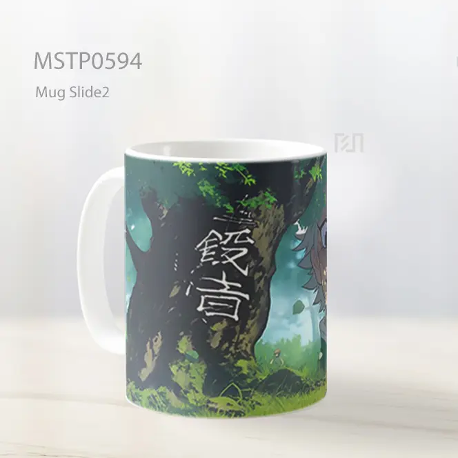 Demon Slayer Sanemi Tersenyum Mug MSTP0594 - All-side / Desain
