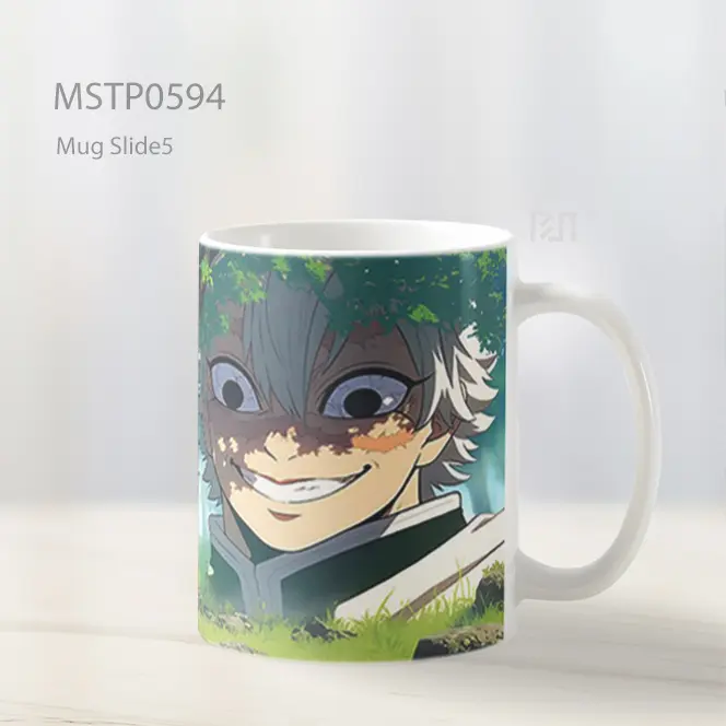 Demon Slayer Sanemi Tersenyum Mug MSTP0594 - All-side / Desain