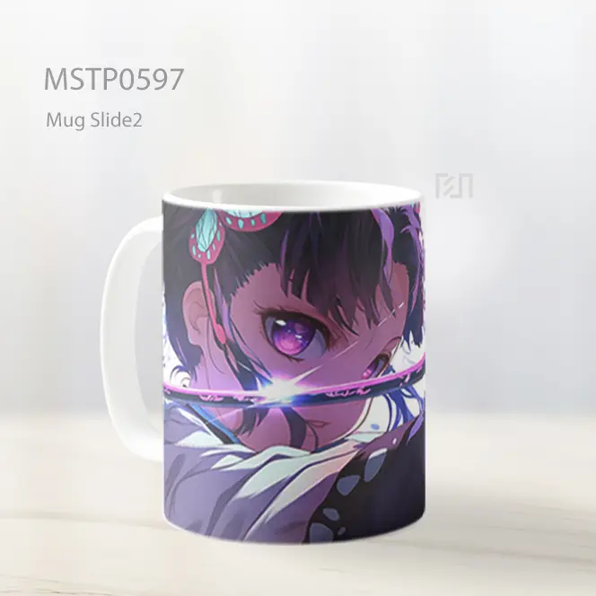 Demon Slayer Shinobu Kocho Pedang Kupu Kupu Mug MSTP0597 - All-side / Desain