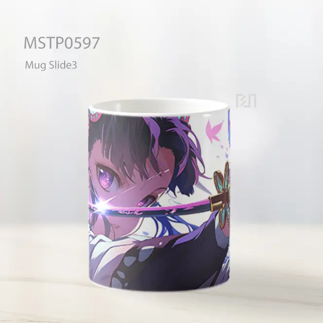 Demon Slayer Shinobu Kocho Pedang Kupu Kupu Mug MSTP0597 - All-side / Desain