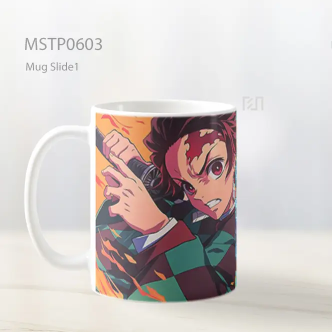 Demon Slayer Tanjiro And Nezuko Aksi Mug MSTP0603 - All-side / Desain