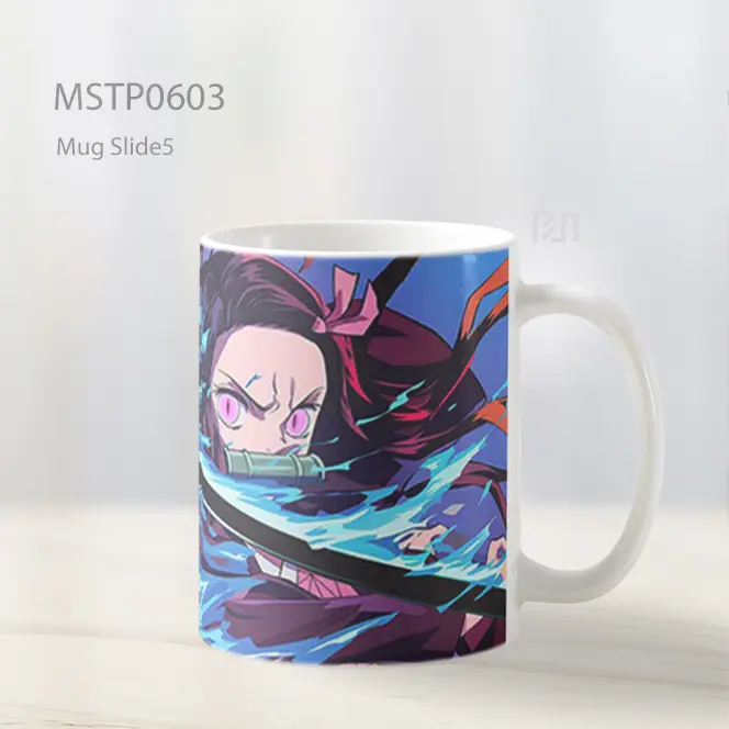 Demon Slayer Tanjiro And Nezuko Aksi Mug MSTP0603 - All-side / Desain