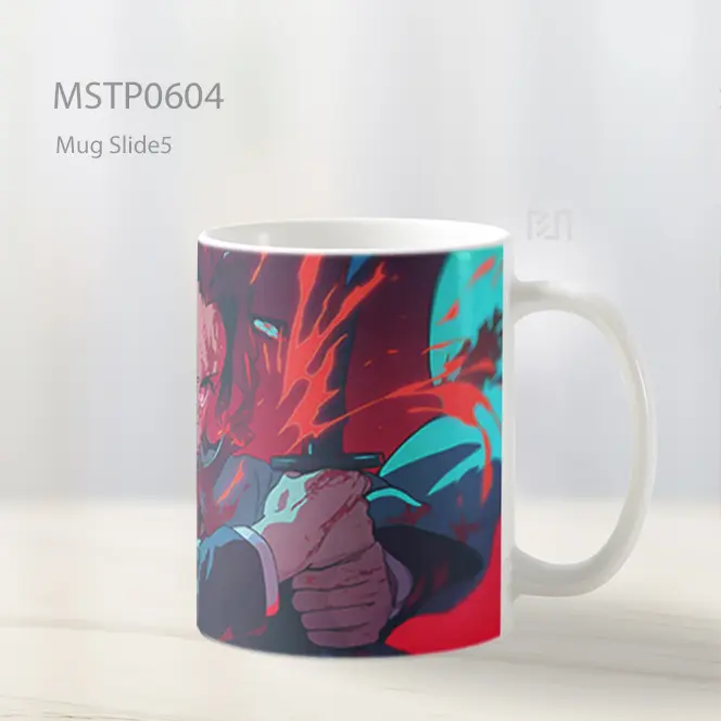 Demon Slayer Tanjiro Blood Splash Mug MSTP0604 - All-side / Desain