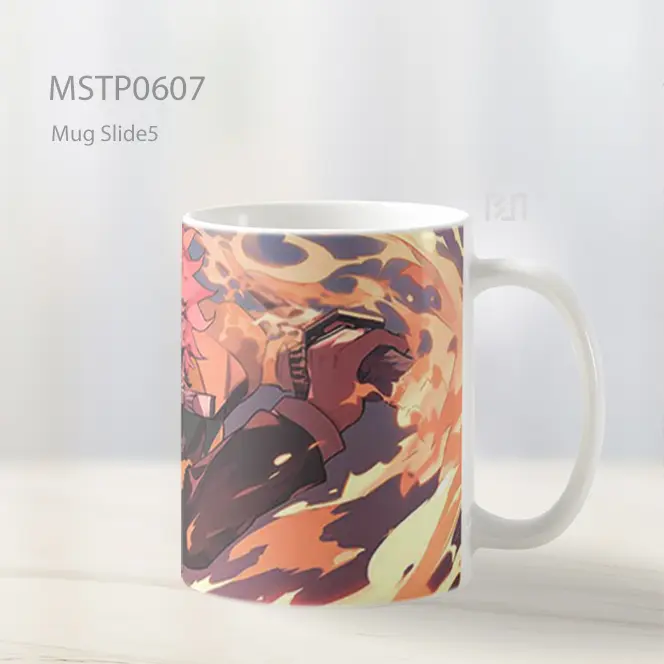 Demon Slayer Tanjiro Hinokami Kagura Mug MSTP0607 - All-side / Desain