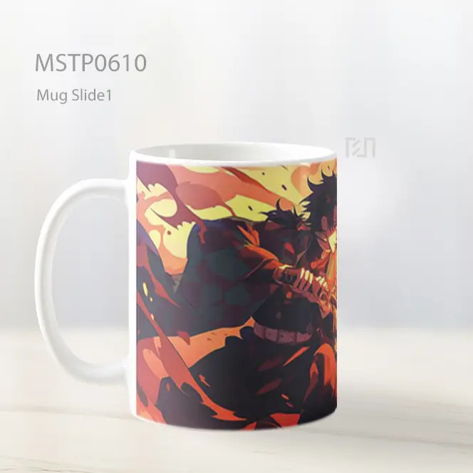Demon Slayer Tanjiro Kamado Epik Scene Mug MSTP0610 - All-side / Desain