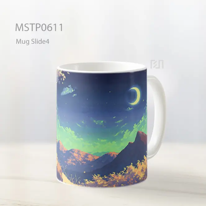 Demon Slayer Tanjiro Kamado Glowing Landscape Mug MSTP0611