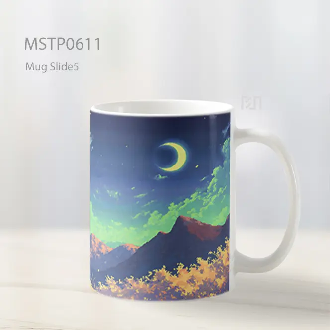 Demon Slayer Tanjiro Kamado Glowing Landscape Mug MSTP0611 - All-side / Desain