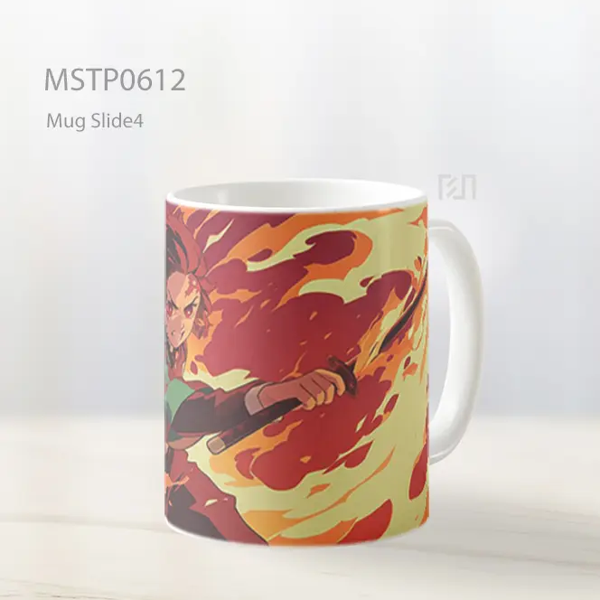 Demon Slayer Tanjiro Kamado Nafas Api Mug MSTP0612