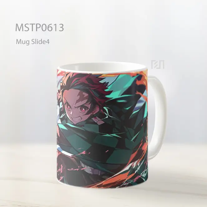 Demon Slayer Tanjiro Kamado Pedang Api Mug MSTP0613