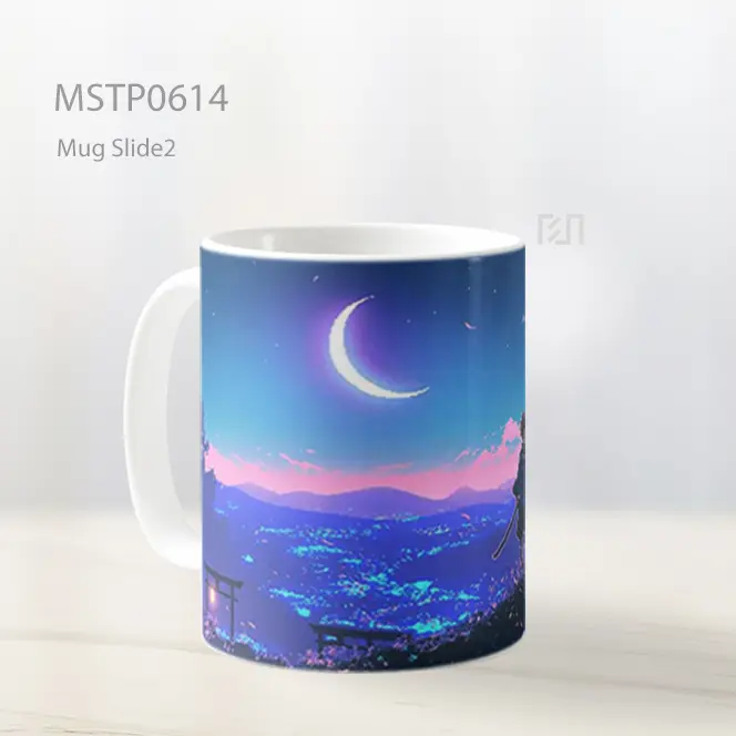 Demon Slayer Tanjiro Kamado Pixel Mug MSTP0614 - All-side / Desain