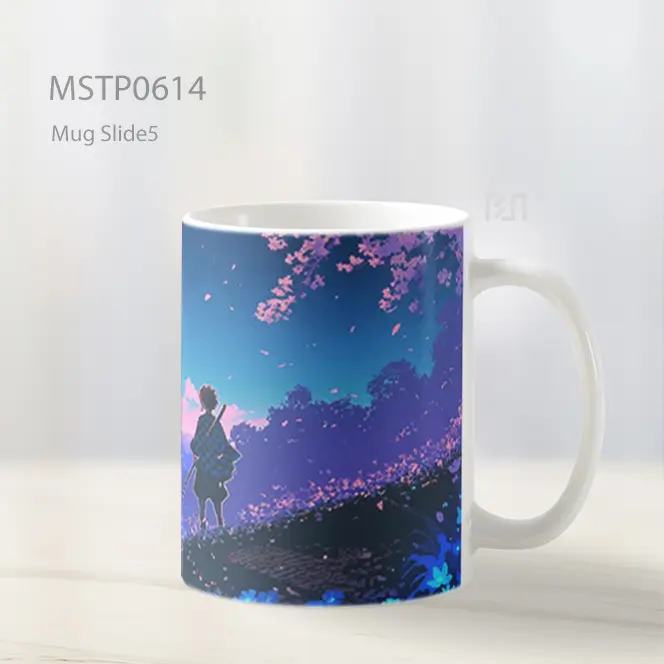 Demon Slayer Tanjiro Kamado Pixel Mug MSTP0614 - All-side / Desain