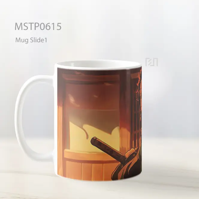 Demon Slayer Tanjiro Kamado Setting Jepang Mug MSTP0615 - All-side / Desain