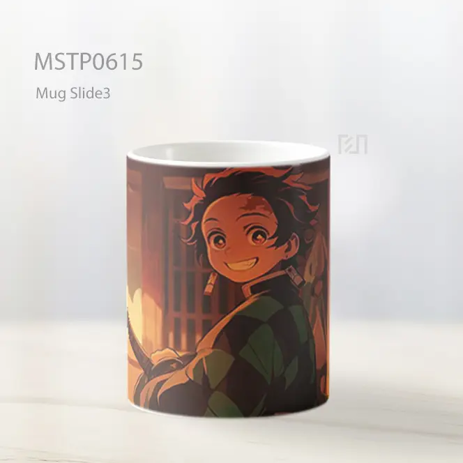 Demon Slayer Tanjiro Kamado Setting Jepang Mug MSTP0615 - All-side / Desain