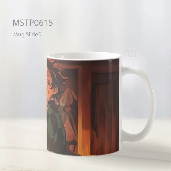 Demon Slayer Tanjiro Kamado Setting Jepang Mug MSTP0615 - All-side / Desain