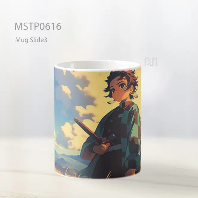 Demon Slayer Tanjiro Kamado Tekad Mug MSTP0616 - All-side / Desain