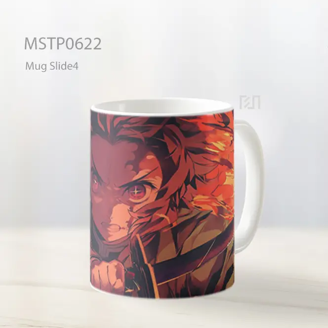 Demon Slayer Tanjiro Pedang Api Mug MSTP0622